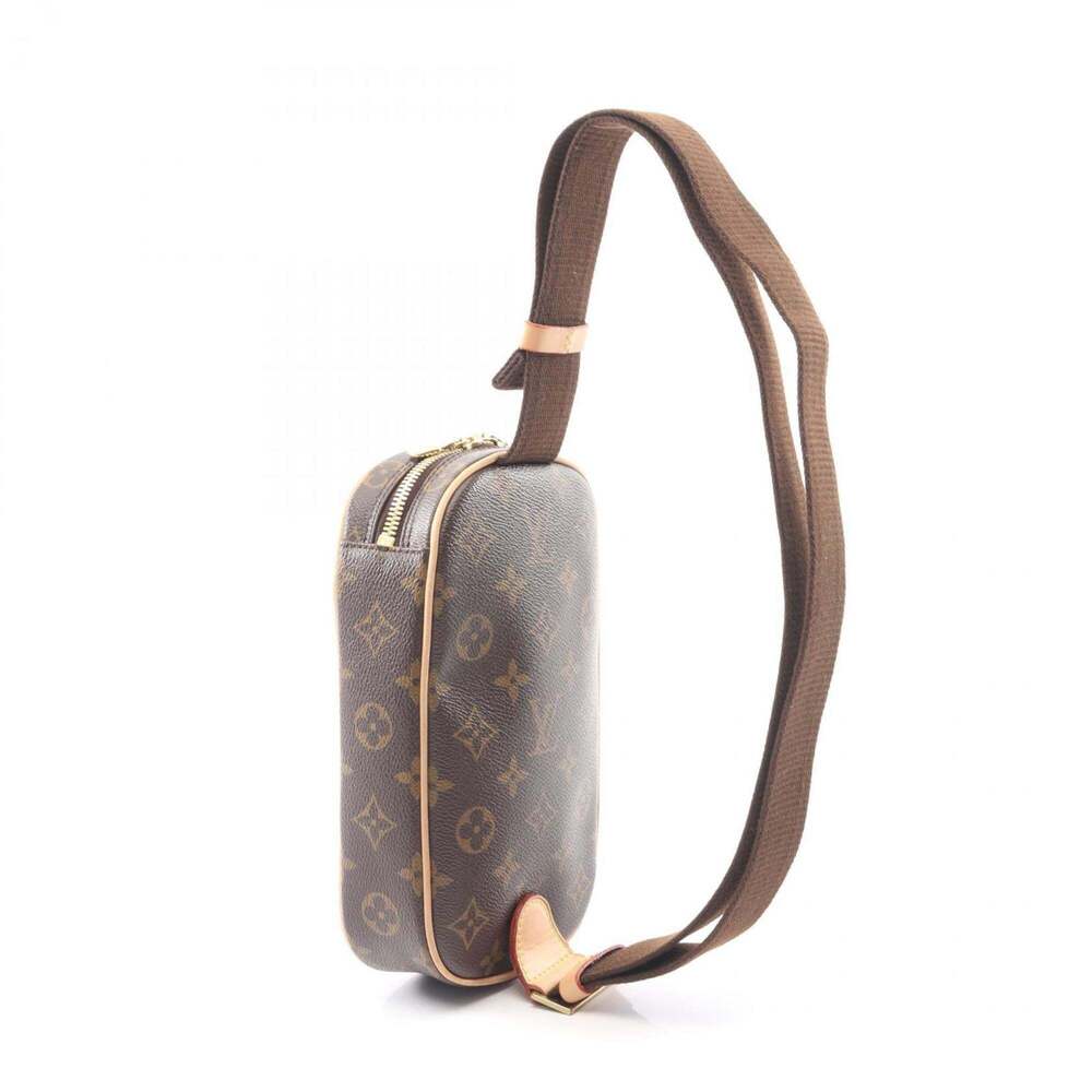 LOUIS VUITTON Brown Monogram Leather Pochette Fanny Pack - Picture 2 of 10